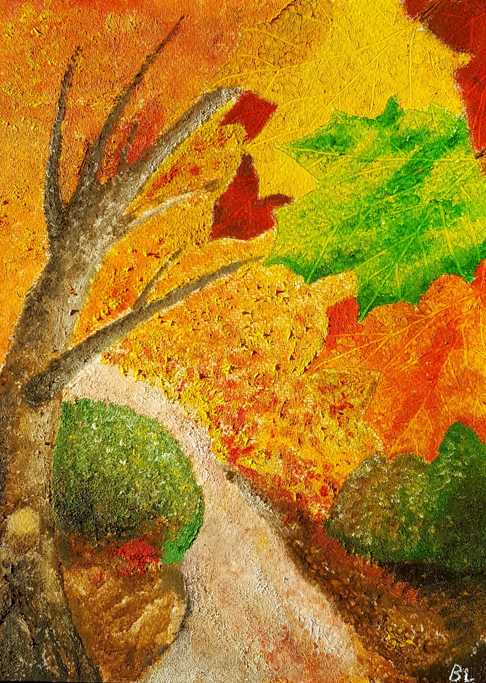 Abstrakter Herbst